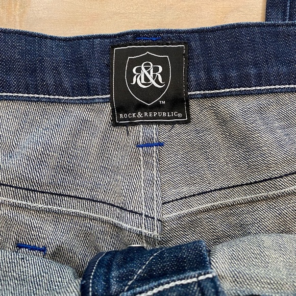 ROCK & REPUBLIC Men’s Dark Denim Jeans pants - Picture 9 of 10